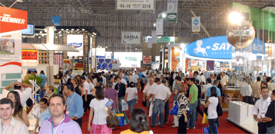 Estandes da Feira Internacional da Indústria da Construção de 2009 (Divulgação) Estandes da Feira Internacional da Indústria da Construção de 2009 (Divulgação)