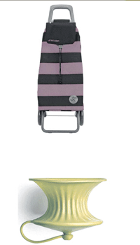 Carrinho para compras da Rolser; Lemon Press em silicone da L�ku� da Casamiga (Divilga��o)
