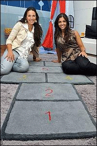As arquitetas Aline e Vanessa ressaltam a import�ncia de o profissional estar em sintonia com o universo infantil para saber sugerir e entender