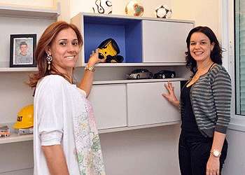 As arquitetas Patrícia Guerra e Roziane Faleiro afirmam que os nichos servem para quebrar o ritmo em uma parede As arquitetas Patrícia Guerra e Roziane Faleiro afirmam que os nichos servem para quebrar o ritmo em uma parede